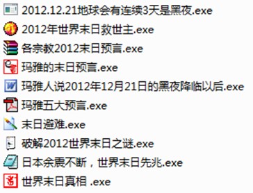 偽裝成“末日論”的病毒眾多
