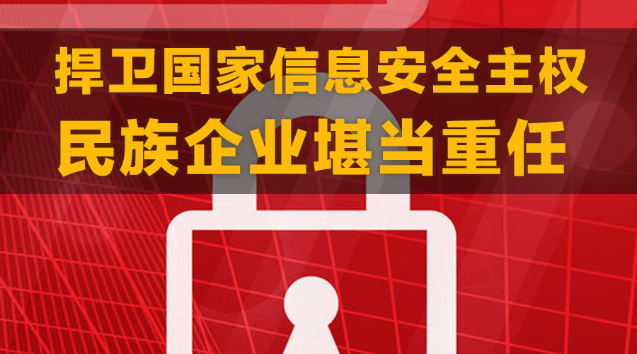 捍衛國家信息安全主權 民族企業堪當重任